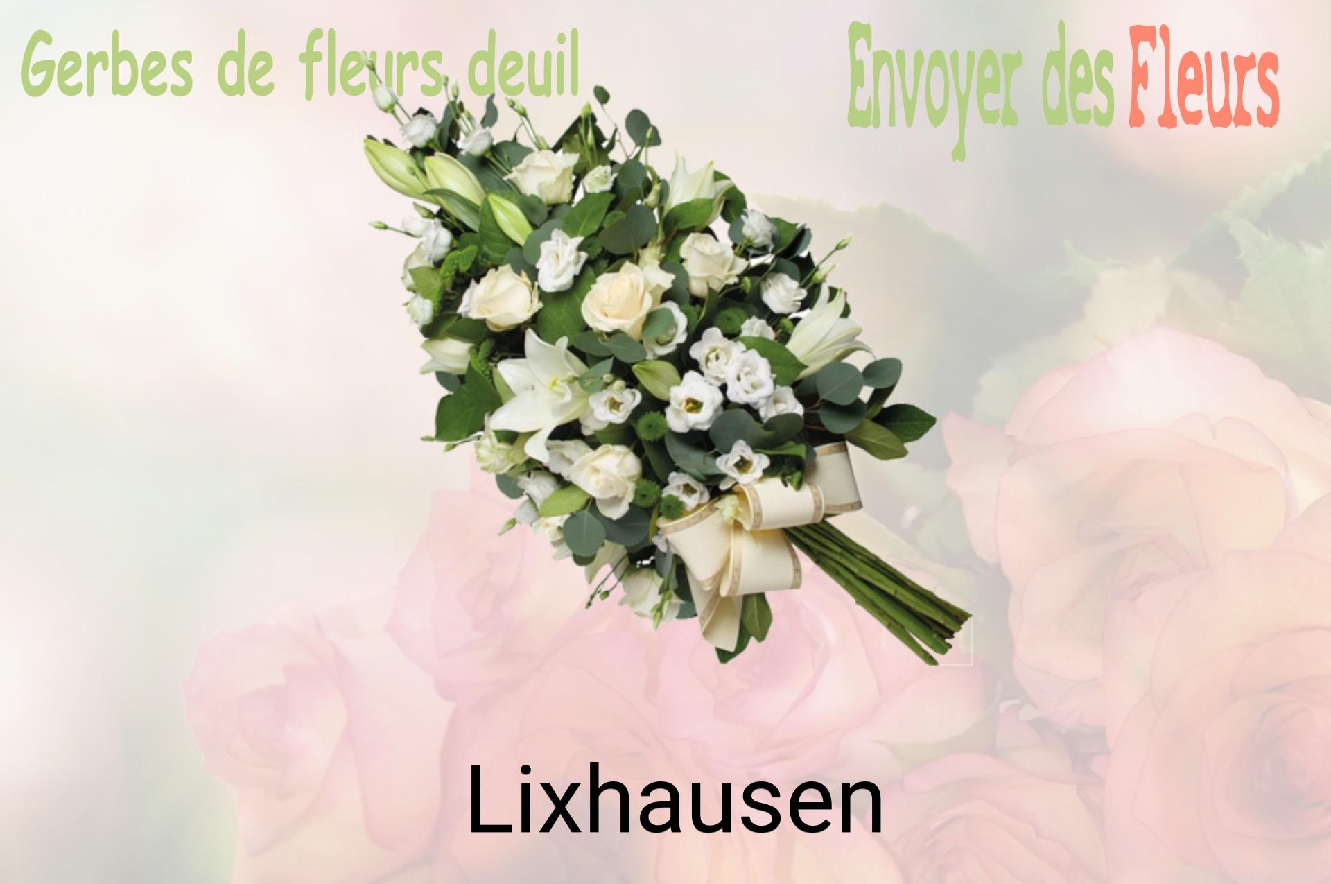 Gerbe de fleurs de deuil livrée à Lixhausen